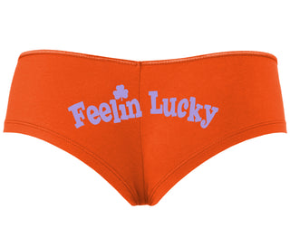 Feeling Lucky Shamrock - Orange Boyshort