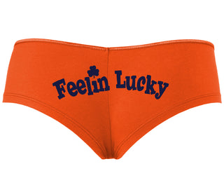 Feeling Lucky Shamrock - Orange Boyshort