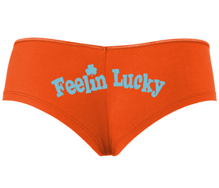 Feeling Lucky Shamrock - Orange Boyshort