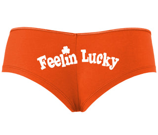 Feeling Lucky Shamrock - Orange Boyshort
