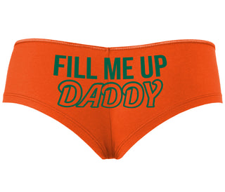 Fill Me Up Daddy - Orange Boyshort