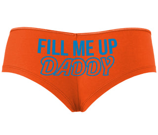 Fill Me Up Daddy - Orange Boyshort
