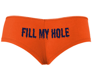Fill My Hole - Orange Boyshort