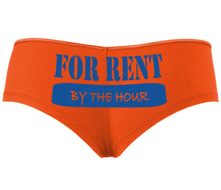 For Rent By The Hour - Orange Boyshort