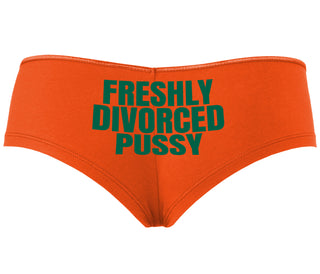 Freshly Divorced Pussy - Orange Boyshort