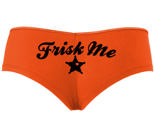 Frisk Me - Sherrif Badge - Orange Boyshort