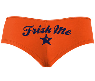 Frisk Me - Sherrif Badge - Orange Boyshort