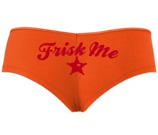 Frisk Me - Sherrif Badge - Orange Boyshort