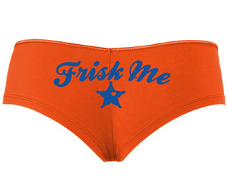 Frisk Me - Sherrif Badge - Orange Boyshort