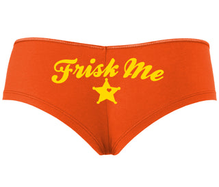 Frisk Me - Sherrif Badge - Orange Boyshort