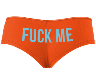 Fuck Me - Orange Boyshort
