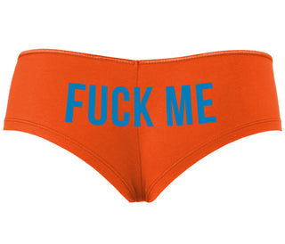 Fuck Me - Orange Boyshort