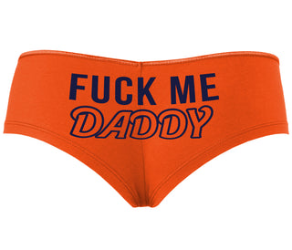 Fuck Me Daddy - Orange Boyshort