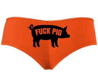 Fuck Pig - Orange Boyshort