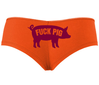Fuck Pig - Orange Boyshort