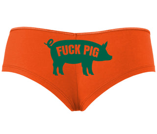 Fuck Pig - Orange Boyshort