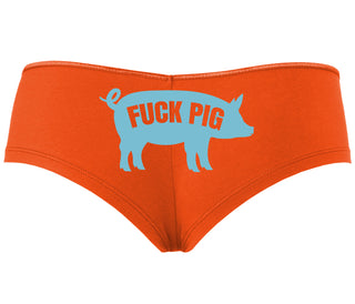 Fuck Pig - Orange Boyshort