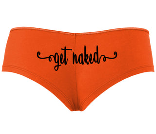 Get Naked - Orange Boyshort