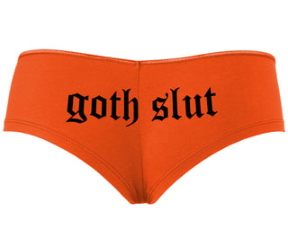 Goth Slut - Orange Boyshort