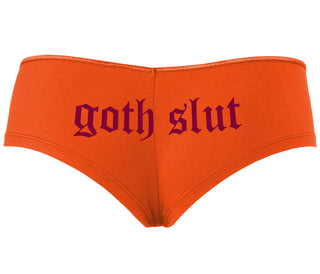 Goth Slut - Orange Boyshort