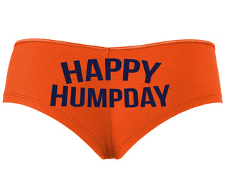 Happy Humpday - Orange Boyshort
