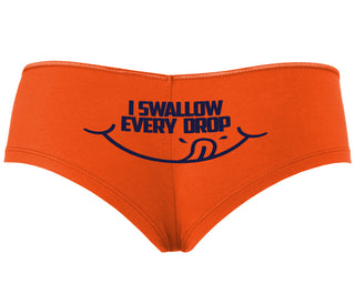 I Swallow Every Drop - Orange Boyshort