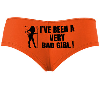 I've Been A Very Bad Girl - Orange Boyshort
