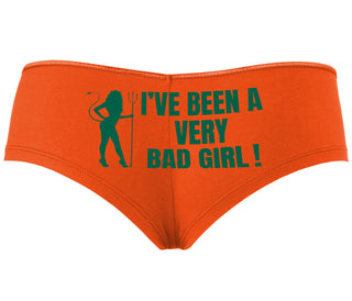 I've Been A Very Bad Girl - Orange Boyshort
