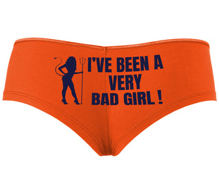 I've Been A Very Bad Girl - Orange Boyshort