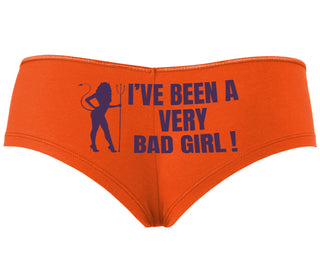 I've Been A Very Bad Girl - Orange Boyshort