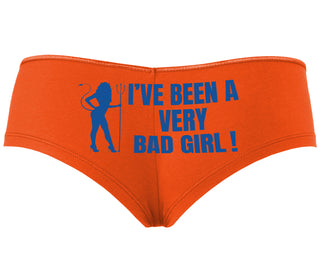 I've Been A Very Bad Girl - Orange Boyshort