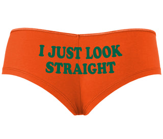 I Just Look Straight - Orange Boyshort