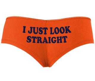 I Just Look Straight - Orange Boyshort