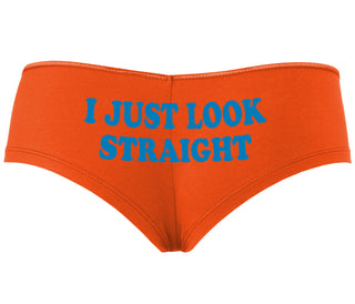 I Just Look Straight - Orange Boyshort