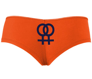 Lesbian Sign - Orange Boyshort