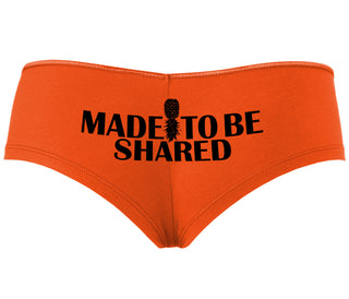 Made To Be Shared - Orange Boyshort