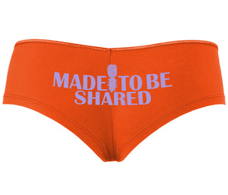 Made To Be Shared - Orange Boyshort