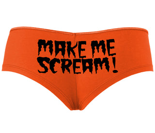 Make Me Scream - Orange Boyshort