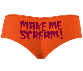 Make Me Scream - Orange Boyshort