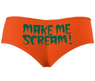 Make Me Scream - Orange Boyshort
