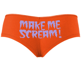 Make Me Scream - Orange Boyshort