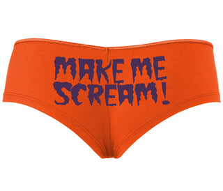Make Me Scream - Orange Boyshort