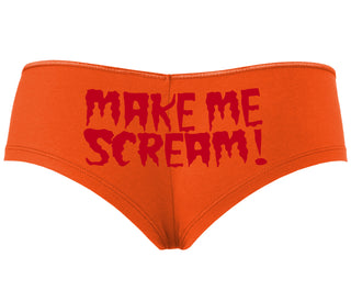 Make Me Scream - Orange Boyshort