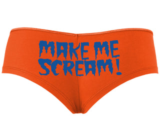 Make Me Scream - Orange Boyshort