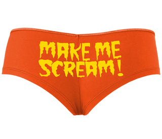 Make Me Scream - Orange Boyshort