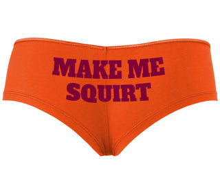 Make Me Squirt - Orange Boyshort
