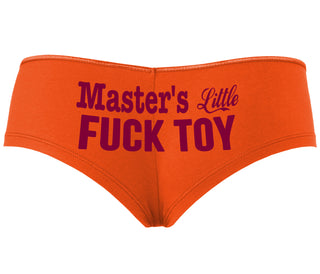 Master's Little Fuck Toy - Orange Boyshort