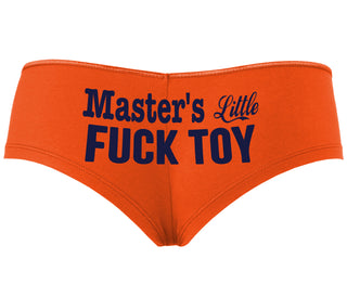 Master's Little Fuck Toy - Orange Boyshort