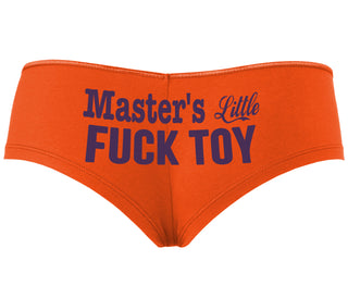 Master's Little Fuck Toy - Orange Boyshort