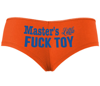 Master's Little Fuck Toy - Orange Boyshort